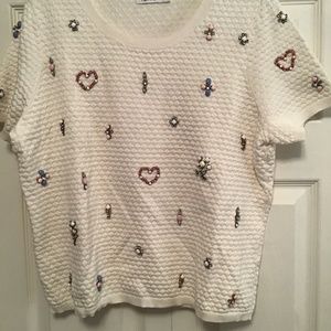 Super cute embellished sweater
